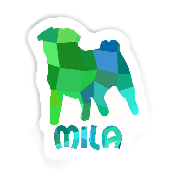 Sticker Mila Pug Gift package Image