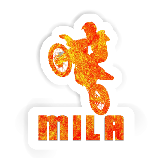 Mila Autocollant Motocrossiste Gift package Image