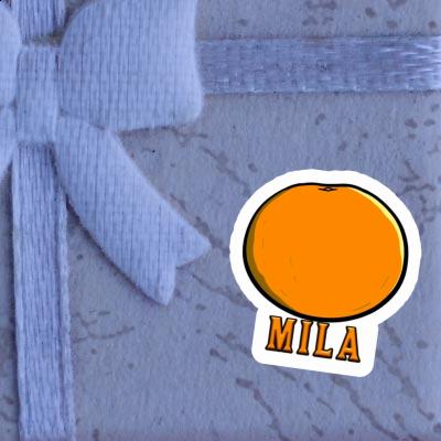 Autocollant Mila Orange Gift package Image