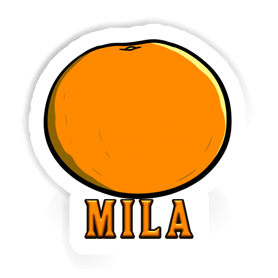 Mila Aufkleber Orange Gift package Image