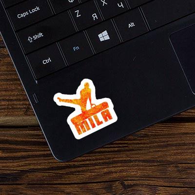 Sticker Mila Gymnast Laptop Image