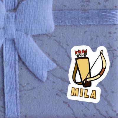 Sticker Mila Pfeilbogen Notebook Image