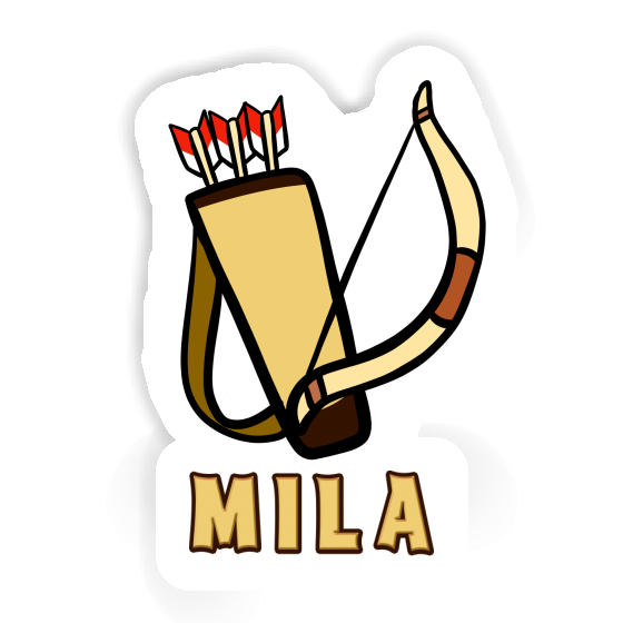 Sticker Mila Pfeilbogen Laptop Image