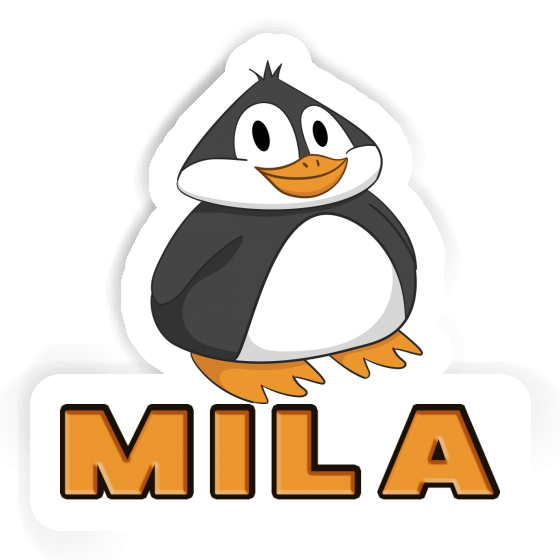 Mila Sticker Penguin Notebook Image