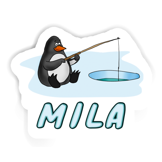 Sticker Fishing Penguin Mila Gift package Image