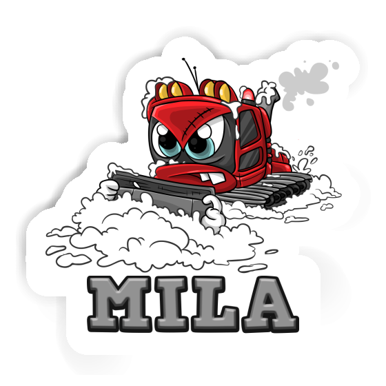 Snowcat Sticker Mila Notebook Image