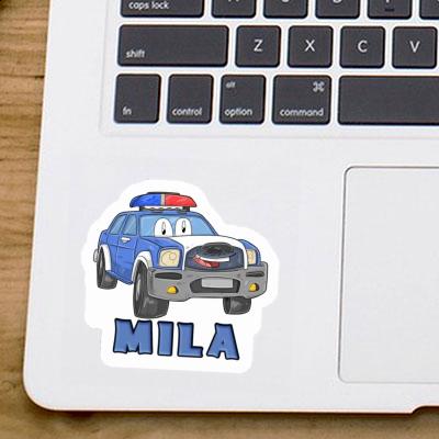 Mila Sticker Police Car Gift package Image