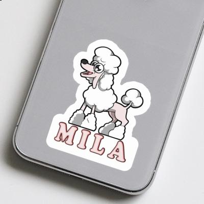 Sticker Mila Poodle Laptop Image