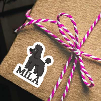 Poodle Sticker Mila Gift package Image