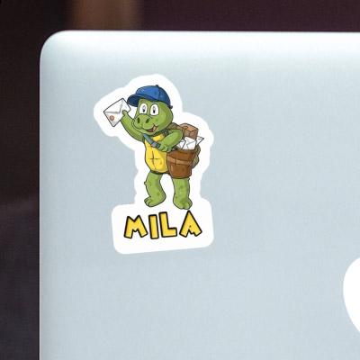 Autocollant Postier Mila Laptop Image