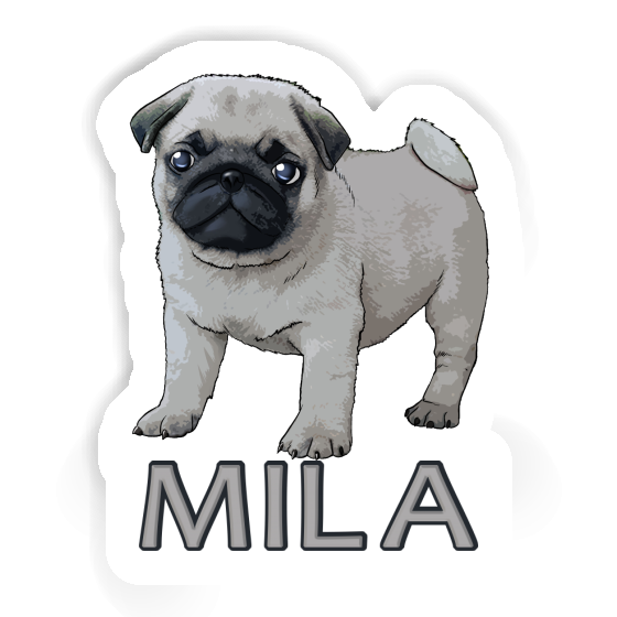 Mops Sticker Mila Image