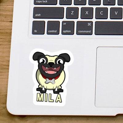 Pug Sticker Mila Gift package Image