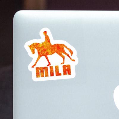 Sticker Mila Horse Rider Notebook Image