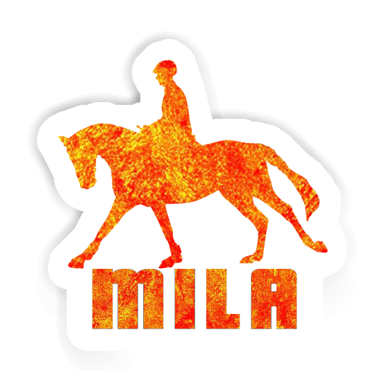 Sticker Mila Horse Rider Image