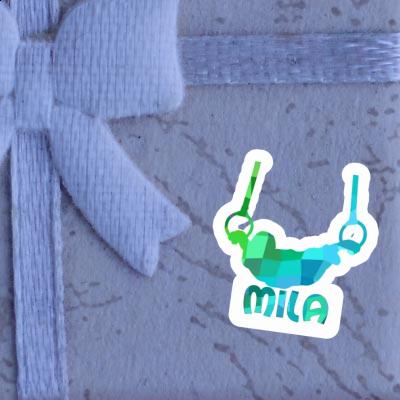 Mila Autocollant Gymnaste aux anneaux Image