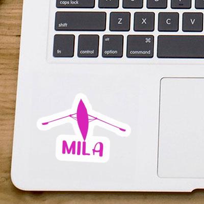 Mila Sticker Rowboat Laptop Image