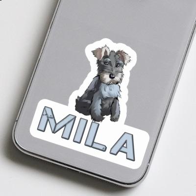 Autocollant Schnauzer Mila Laptop Image