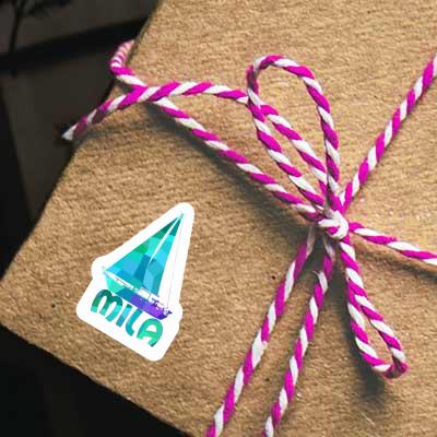 Sticker Mila Sailboat Laptop Image