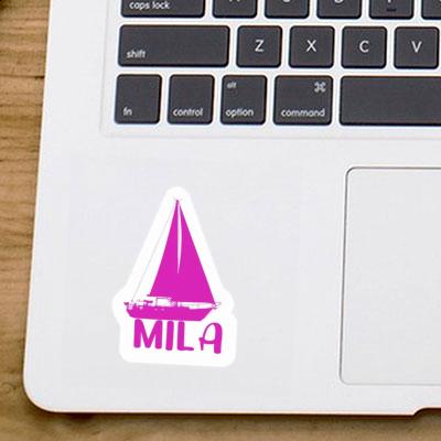 Mila Sticker Sailboat Gift package Image