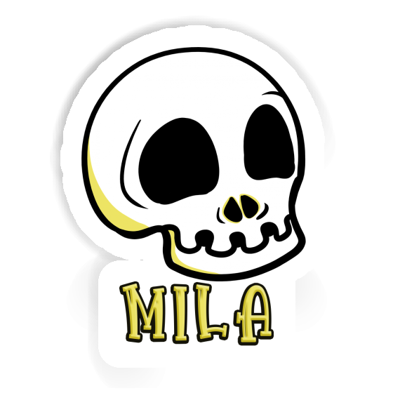 Totenkopf Sticker Mila Notebook Image