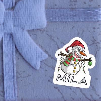 Sticker Bad Snowman Mila Gift package Image