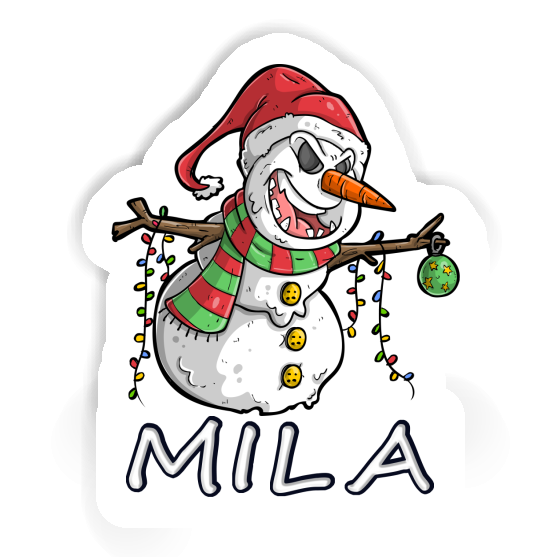 Sticker Bad Snowman Mila Image