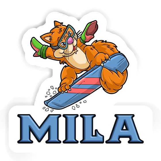 Sticker Mila Boarder Image