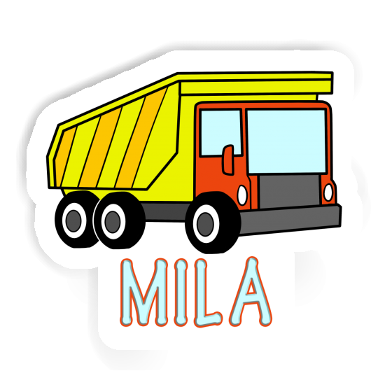 Sticker Muldenkipper Mila Notebook Image