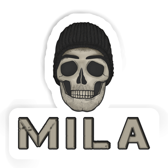 Mila Sticker Skull Laptop Image