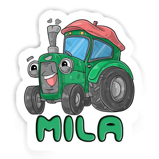 Mila Sticker Tractor Notebook Image