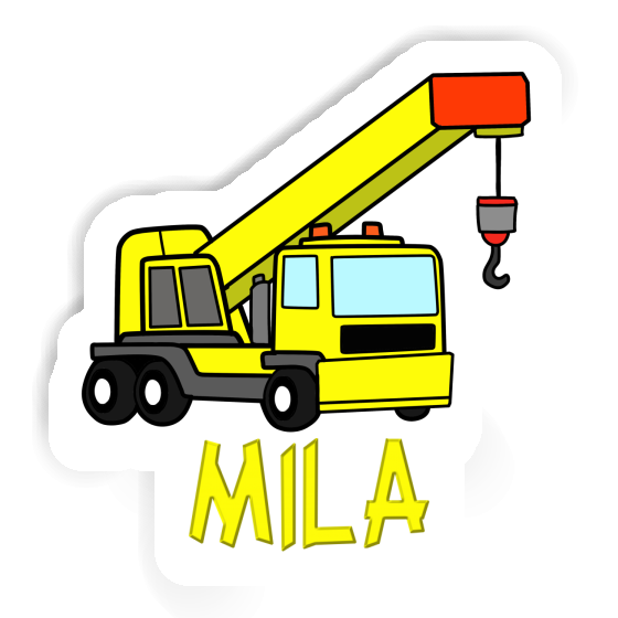 Sticker Mila Vehicle Crane Gift package Image