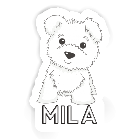 Terrier Sticker Mila Laptop Image