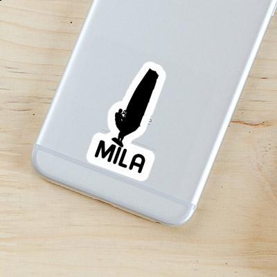 Mila Sticker Windsurfer Laptop Image