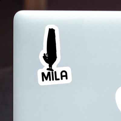 Mila Sticker Windsurfer Notebook Image