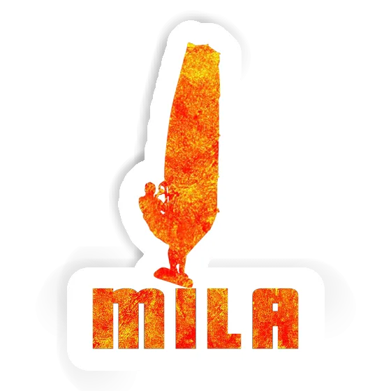 Sticker Windsurfer Mila Notebook Image