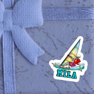 Sticker Windsurfer Mila Notebook Image