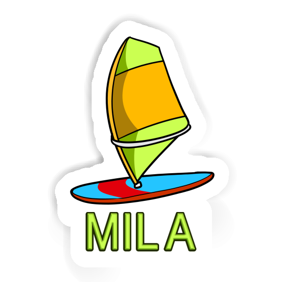 Mila Sticker Windsurf Board Notebook Image