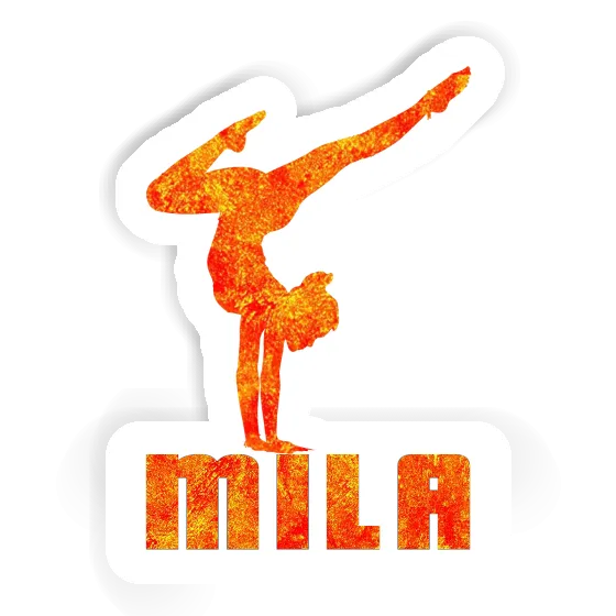 Sticker Mila Yoga Woman Image