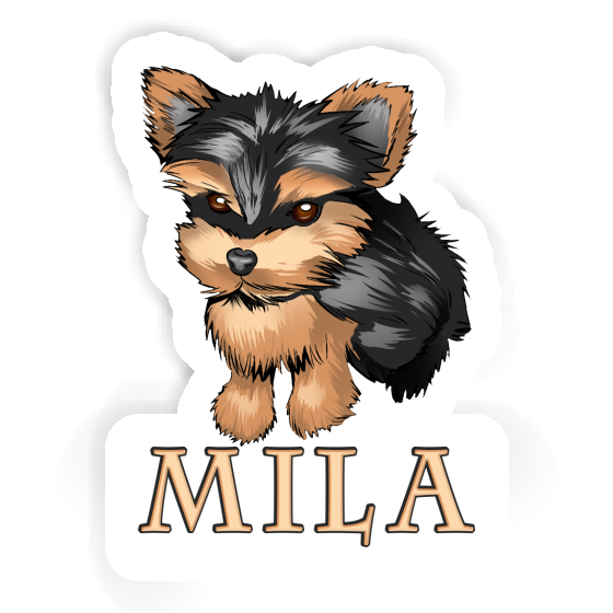 Yorkshire Terrier Sticker Mila Notebook Image