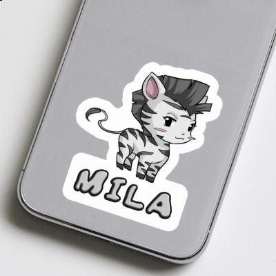 Zebra Sticker Mila Notebook Image