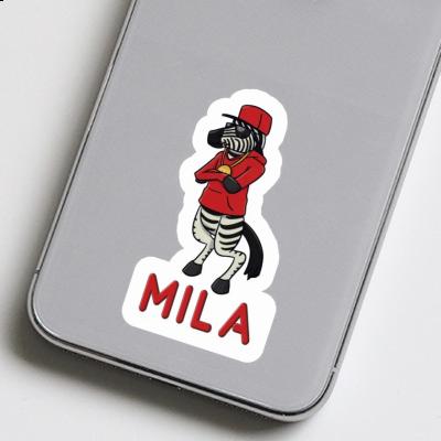 Sticker Zebra Mila Notebook Image