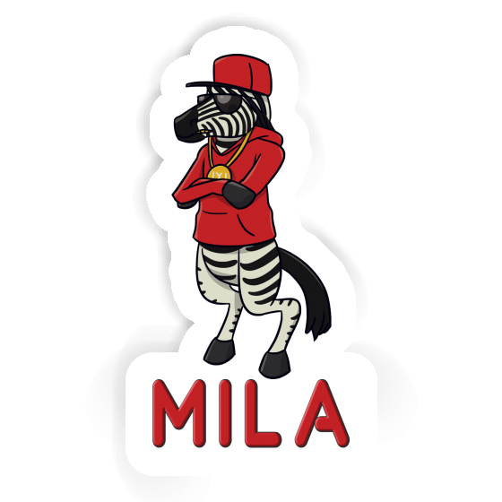 Sticker Zebra Mila Image