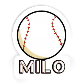 Baseball Sticker Milo Image