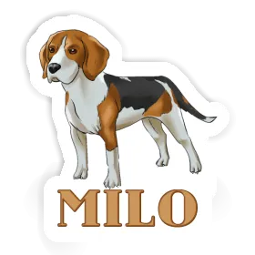 Sticker Beagle Dog Milo Image