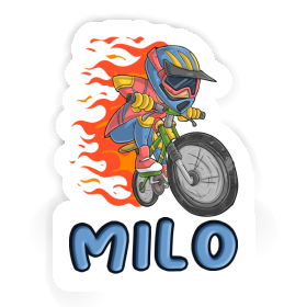 Biker Sticker Milo Image