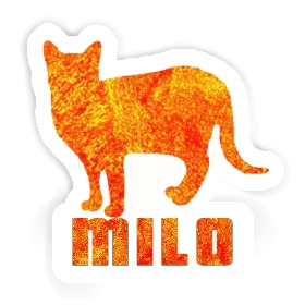 Katze Aufkleber Milo Image