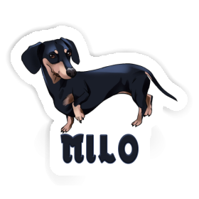 Sticker Milo Dachshund Image