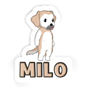 Sticker Milo Golden Retriever Image