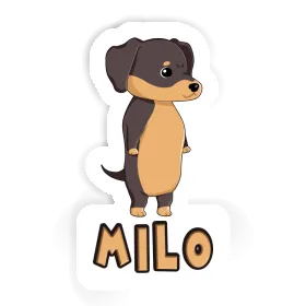 Sticker Milo Dachshund Image