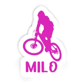 Milo Sticker Downhiller Image